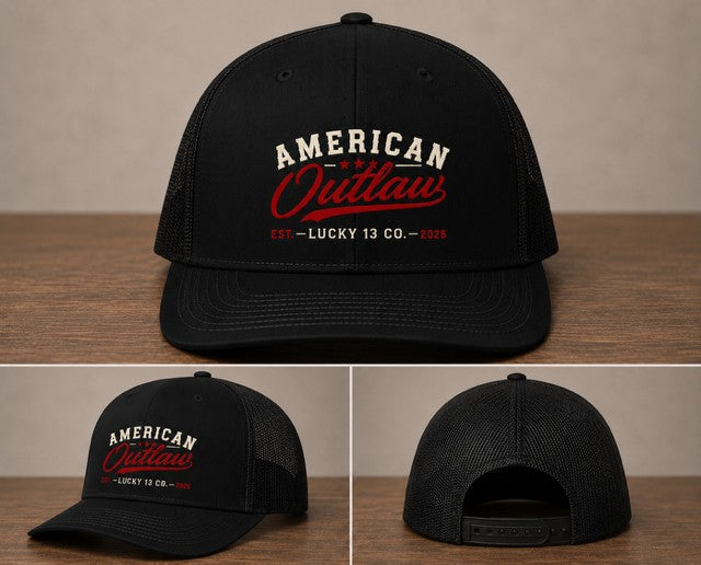 Hat American Outlaw Trucker