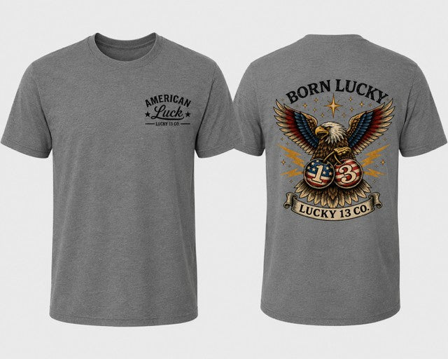 American Outlaw Born Lucky T-Shirt