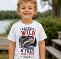 Youth Raised Wild and Free T-Shirt
