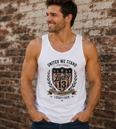 Mens United We Stand T-Shirt or Tank Top