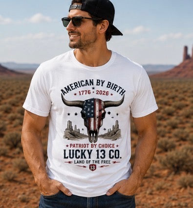 Mens Patriot by Choice T-Shirt or Tank Top