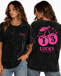 Ladies Acid Washed T-Shirt