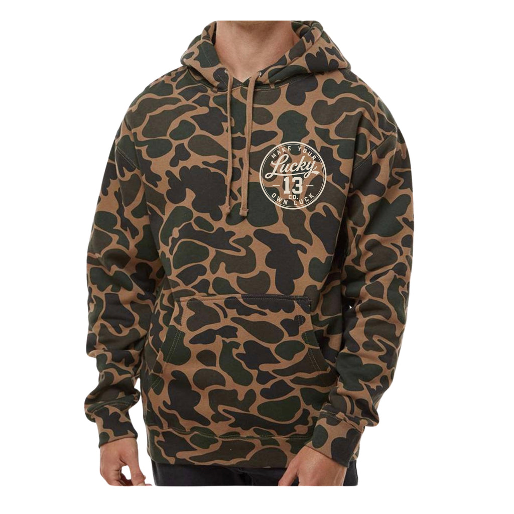 Make Your Own Luck - Duck Camo Heavyweight Hoodie