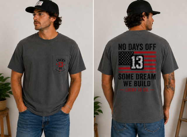 The Grind - No Days Off Pocket T-Shirt
